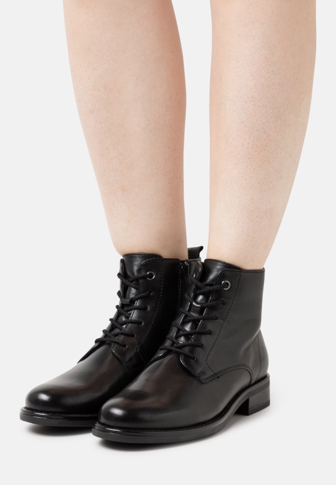 Bottines à Lacets Noir Gabor | Femmes Exclusives